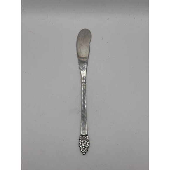 Oneida Silver Vinland Stainless Flat Handle Butter Spreader flatware - Picture 3 of 4